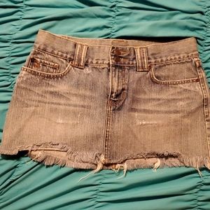 Y2K Abercrombie & Fitch denim skirt